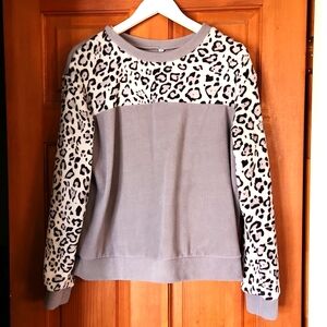 Soft fuzzy sweatshirt